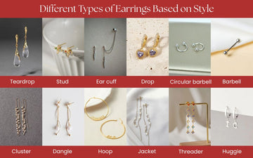 Top 15 Types Of Earrings Commonly Used Today