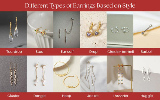 Top 15 Types Of Earrings Commonly Used Today