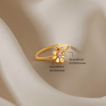 Grandma Birthstone Ring