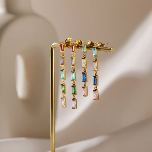 Mother's Earrings With Birthstones