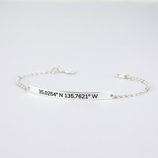 Coordinates Bracelet