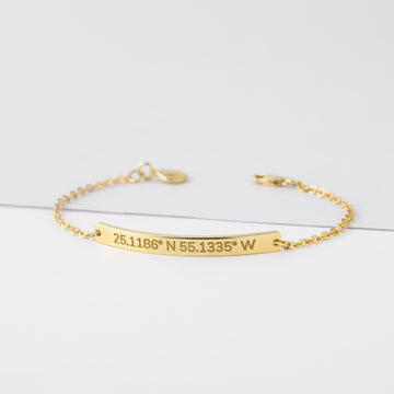 Coordinates Bracelet