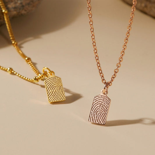 Custom Fingerprint Necklace