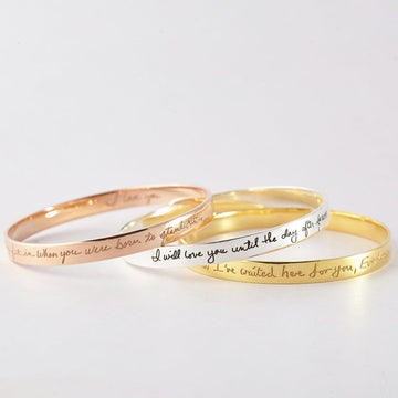 Custom Handwriting Bangle