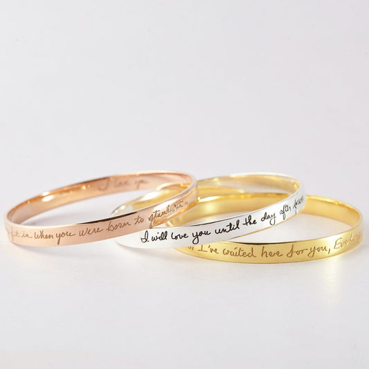 Custom Handwriting Bangle