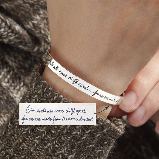 Custom Handwriting Bangle