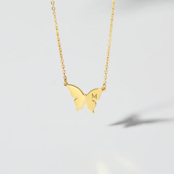 Custom Butterfly Necklace for Her