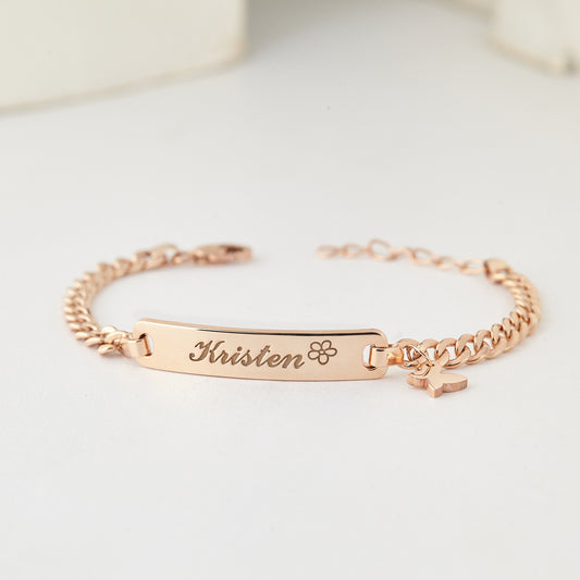 Name Bracelet With Cute Charm For Kid