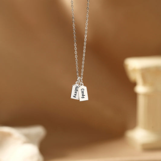 Mom Necklace With Kid's Names