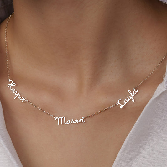 Multiple Kids Names Necklace For Mom