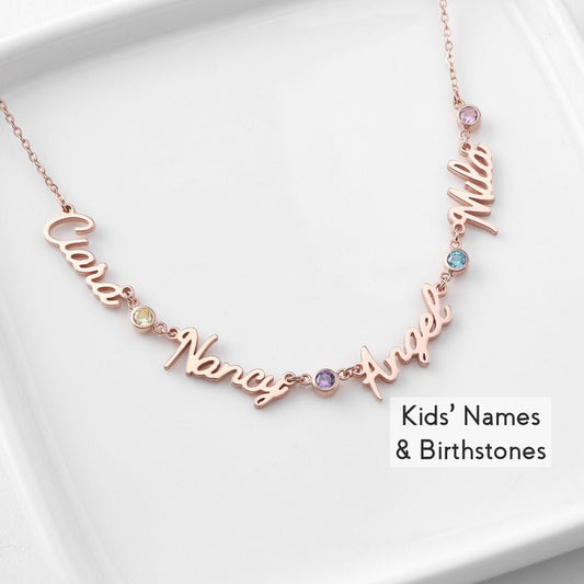 Family Name Necklace For Mom