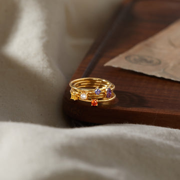 Stackable Birthstone Ring