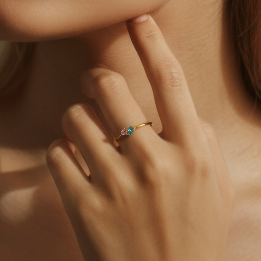 Two Birthstone Ring