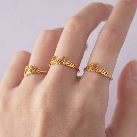 Stackable Rings with Names