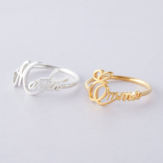 Custom Name Ring