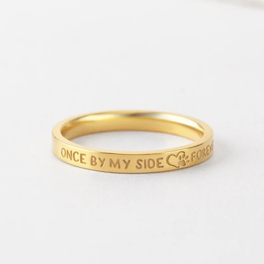 Custom Pet Name Ring