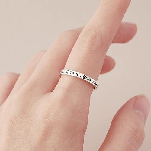 Custom Pet Name Ring