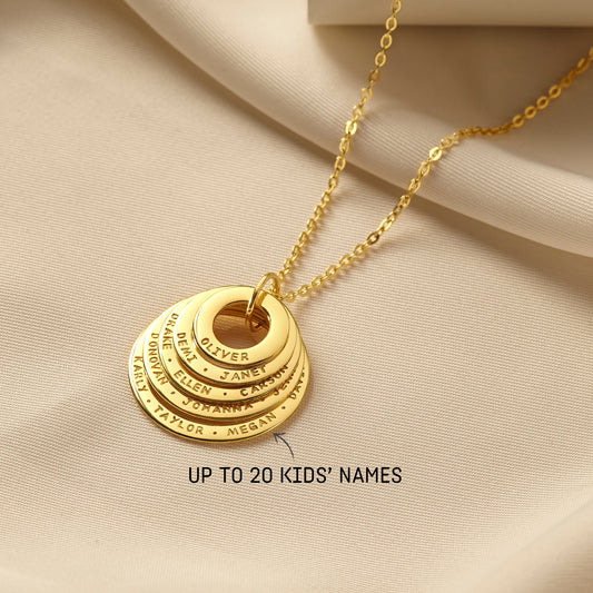 Kids Name Necklace For Mom