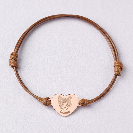 Custom Pet Portrait Bracelet