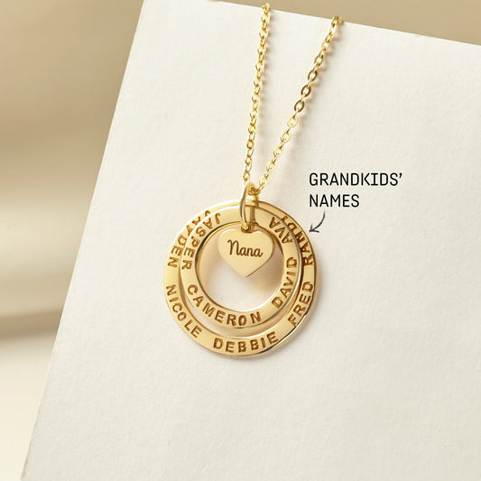 Grandma Necklace with Nana Charm