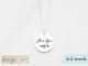 Disc Handwriting Necklace - Small