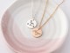Disc Handwriting Necklace - Dainty