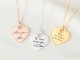 Heart Tag Handwriting Necklace