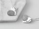 Sideways Heart Fingerprint Necklace