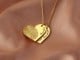 Double Heart Fingerprint Necklace