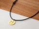 Footprint Necklace - Leather Cord