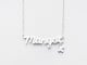 Name Necklace With Charm