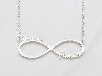 Infinity Name Necklace with 2 names