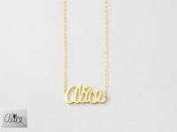 Personalized Signature Necklace - Dainty