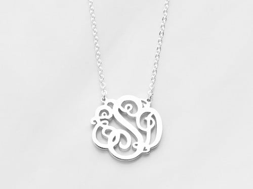 Small Monogram Necklace