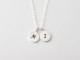 Initial Necklace for Moms