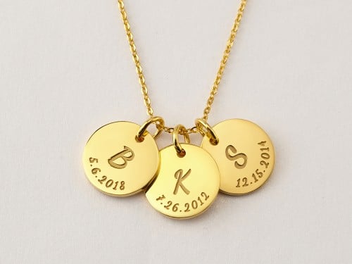 Baby Initial Necklace for Mom