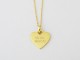 Roman Numeral Heart Necklace