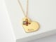 Grandma Necklace with Birthstones - Heart
