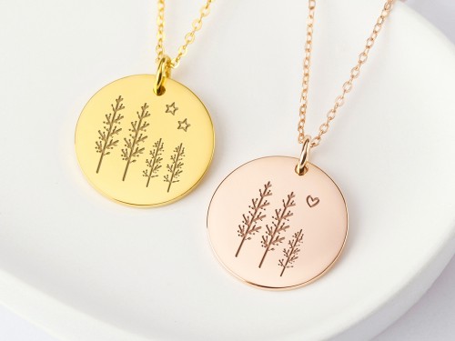 Personalized Tree Necklace