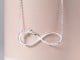 Infinity Necklace With Name And Birthstone