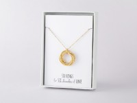 60th Birthday Necklace for Women - 6 rings