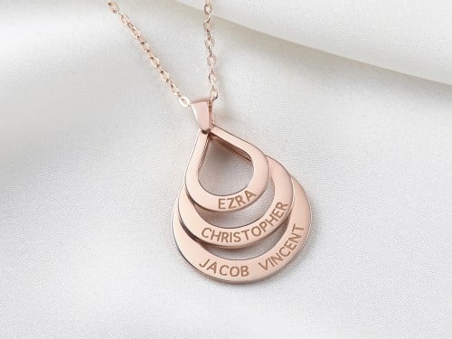 Kids' Names Necklace For Mom