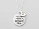 Mother Daughter Matching Necklaces - "Love between Mother and Daughter"