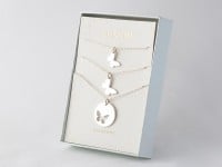 Mother Daughter Necklace Set of 2 or 3 - Butterfly