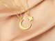 Mother and Daughter Necklace Set of 2 or 3 - Moon and Stars