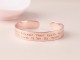 Engraved Handwriting Cuff - Wide-band