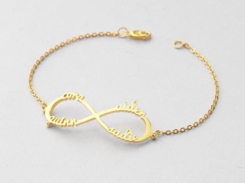 Personalised Infinity bracelets for couples – Livloko London