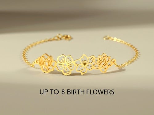 Multiple Birth Flower Bracelet