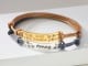 Leather Bracelet With Birthstone