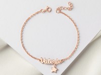 Name Bracelet with Cute Charm For Kids